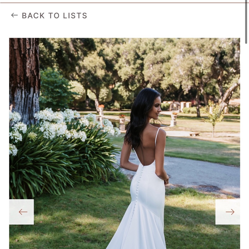New Allure Bridal Satin Wedding Dress